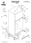 Diagram for 01 - Cabinet Parts