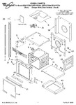 Diagram for 01 - Oven Parts