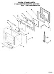 Diagram for 03 - Oven Door Parts