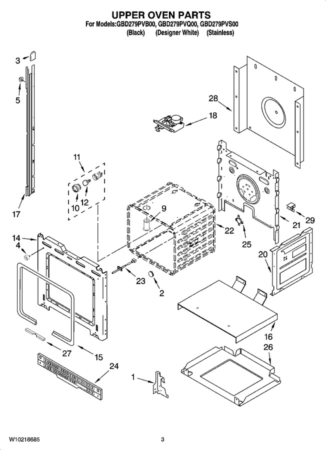 Diagram for GBD279PVB00