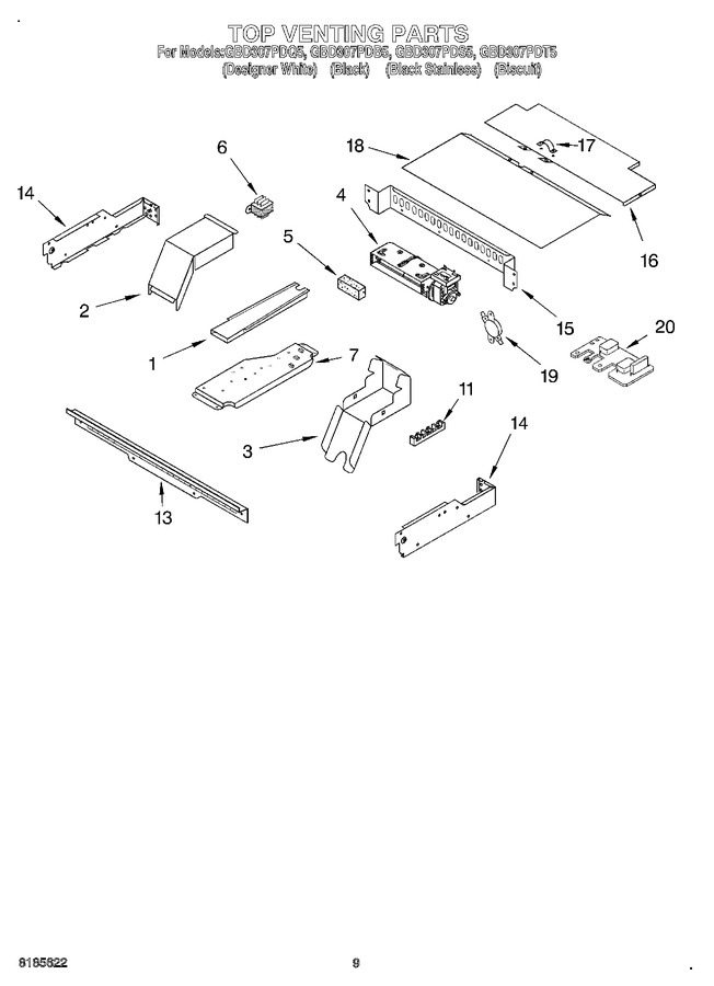 Diagram for GBD307PDT5