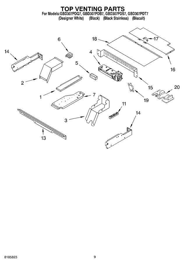 Diagram for GBD307PDQ7