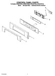 Diagram for 05 - Control Panel Parts