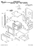 Diagram for 01 - Oven Parts