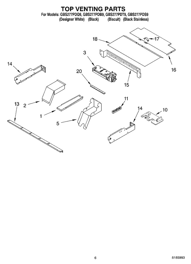 Diagram for GBS277PDS9