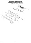 Diagram for 02 - Control Panel Parts