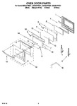 Diagram for 02 - Oven Door Parts