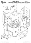 Diagram for 01 - Oven Parts