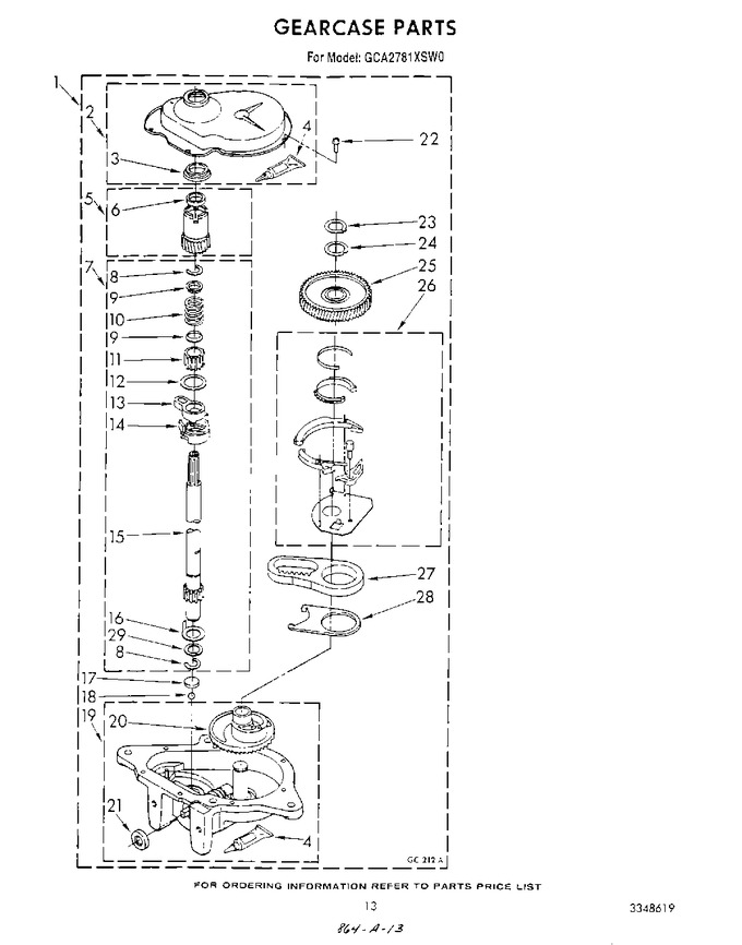 Diagram for GCA2781XSW0