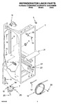 Diagram for 02 - Refrigerator Liner Parts