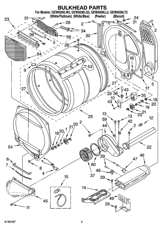 Diagram for GEW9200LL2