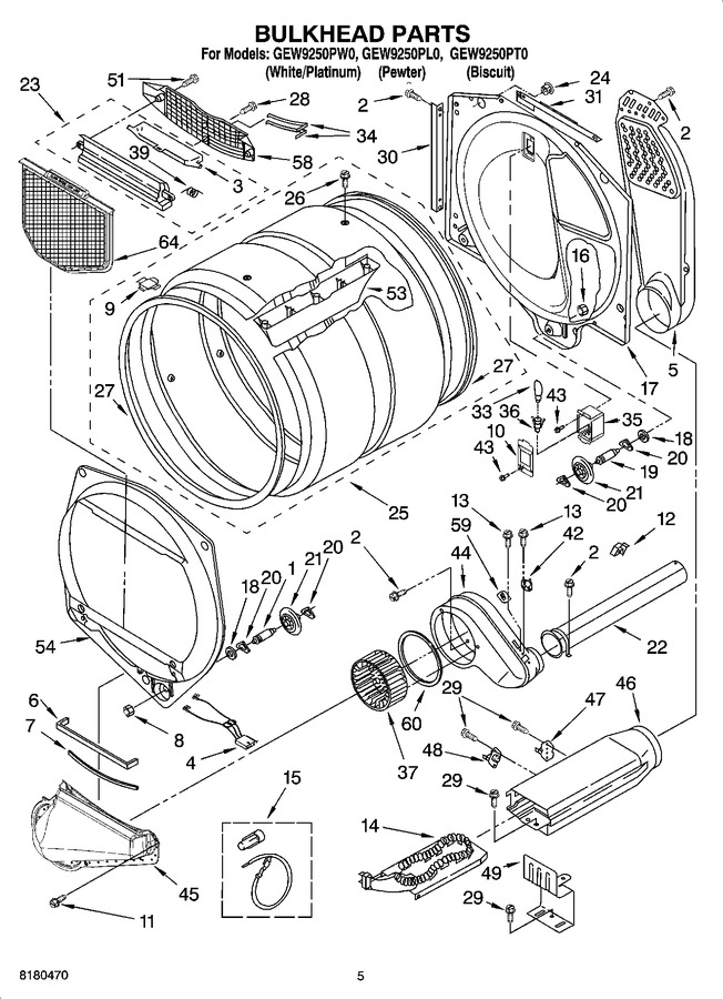 Diagram for GEW9250PT0