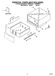 Diagram for 05 - Pedestal Parts (not Included), Optional Parts (not Included)