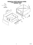 Diagram for 05 - Pedestal Parts (not Included), Optional Parts (not Included)