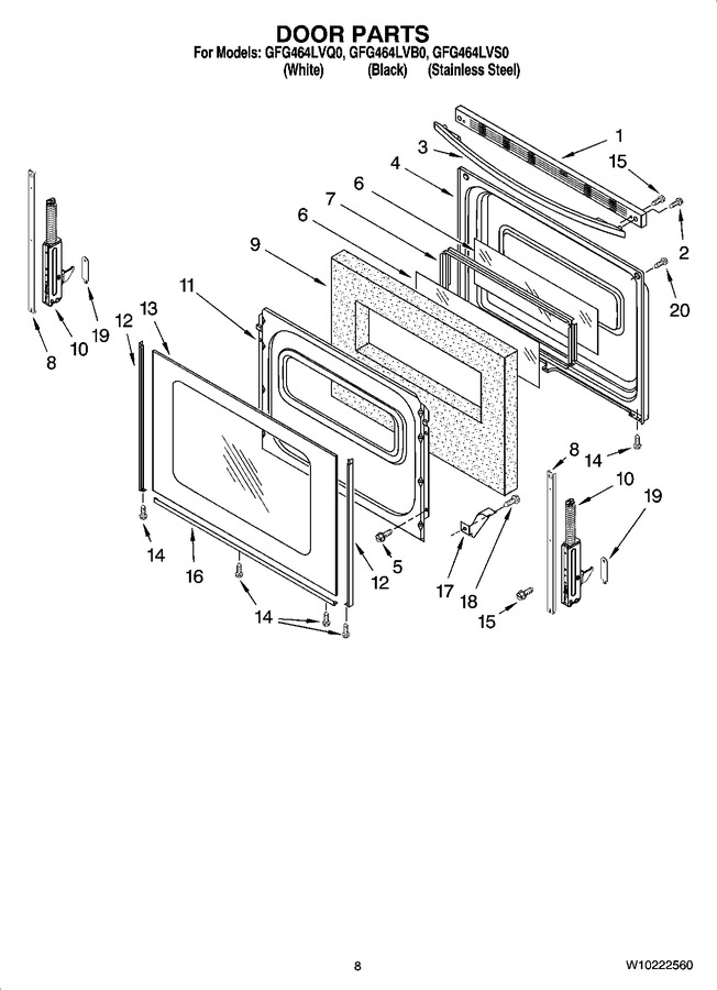 Diagram for GFG464LVQ0