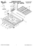 Diagram for 01 - Cooktop Parts