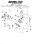 Diagram for 04 - 8576353 Burner Assembly, Optional Parts (not Included)
