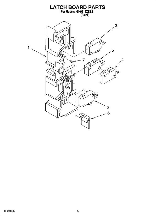 Diagram for GH9115XEB2