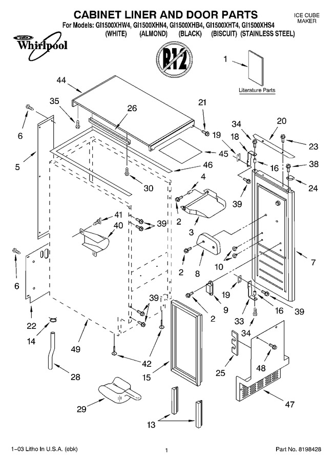 Diagram for GI1500XHS4