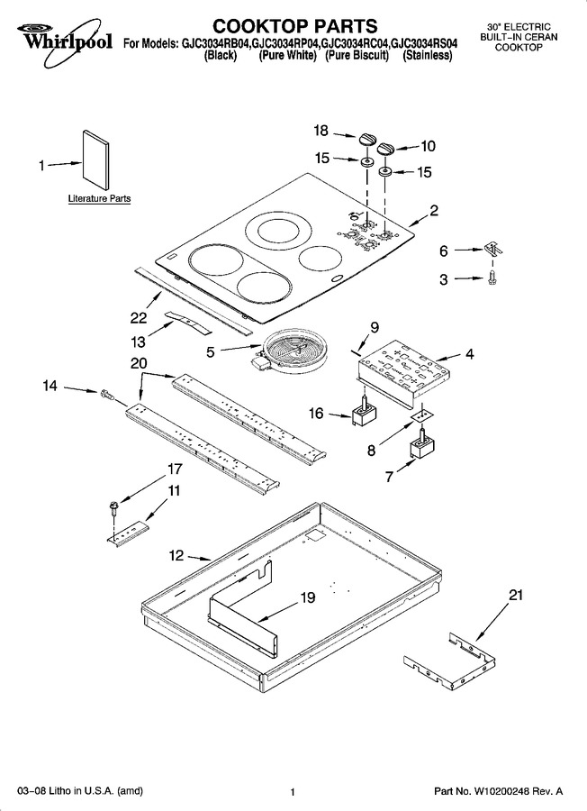 Diagram for GJC3034RC04