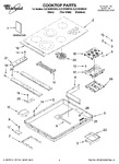 Diagram for 01 - Cooktop Parts, Optional Parts