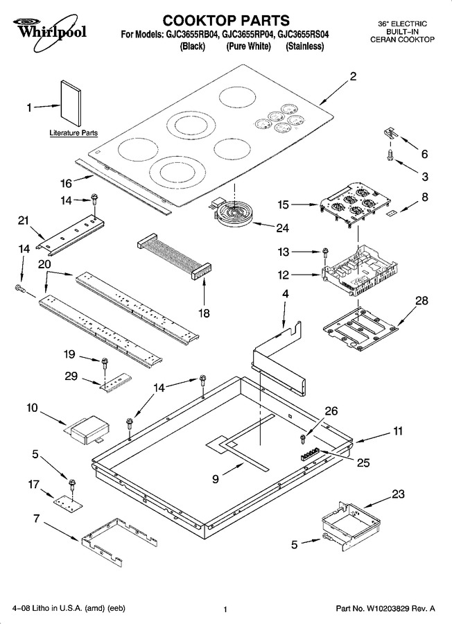 Diagram for GJC3655RB04