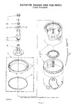 Diagram for 04 - Agitator, Basket And Tub