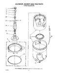 Diagram for 05 - Agitator, Basket And Tub