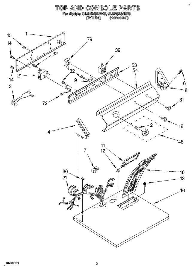 Diagram for GLER5434BW0