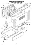 Diagram for 03 - Door And Drawer Parts