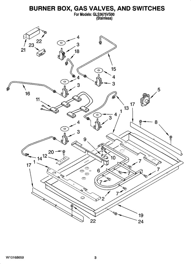 Diagram for GLS3675VS00