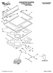 Diagram for 01 - Cooktop Parts