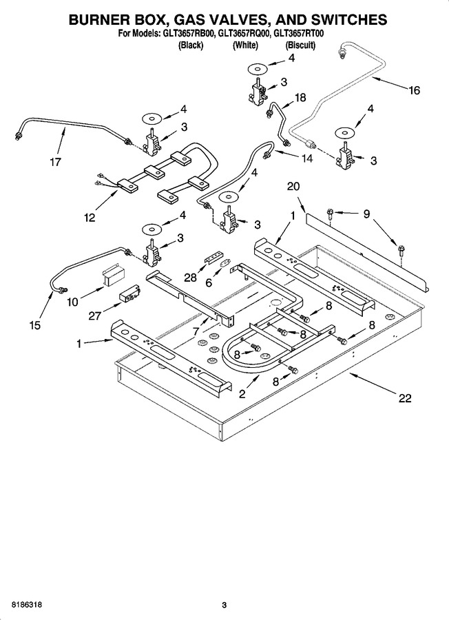 Diagram for GLT3657RQ00