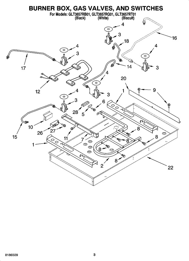 Diagram for GLT3657RT01