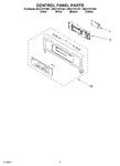 Diagram for 02 - Control Panel Parts