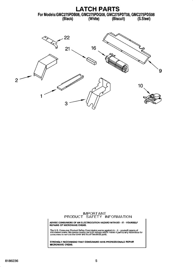 Diagram for GMC275PDQ08