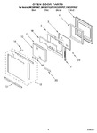 Diagram for 03 - Oven Door Parts