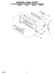 Diagram for 02 - Control Panel Parts