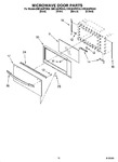 Diagram for 08 - Microwave Door Parts