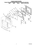 Diagram for 03 - Oven Door Parts