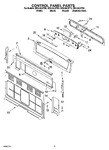 Diagram for 04 - Control Panel Parts