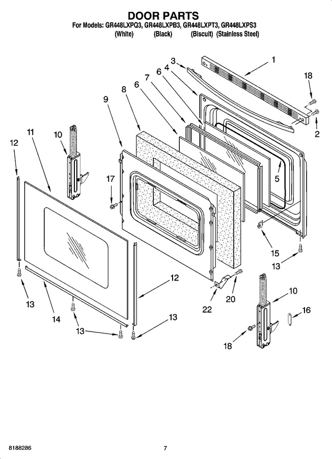 Diagram for GR448LXPQ3