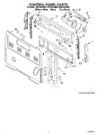 Diagram for 02 - Control Panel Parts