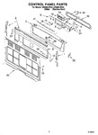 Diagram for 02 - Control Panel Parts