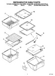 Diagram for 03 - Refrigerator Shelf Parts