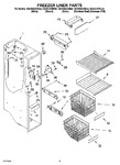 Diagram for 04 - Freezer Liner Parts