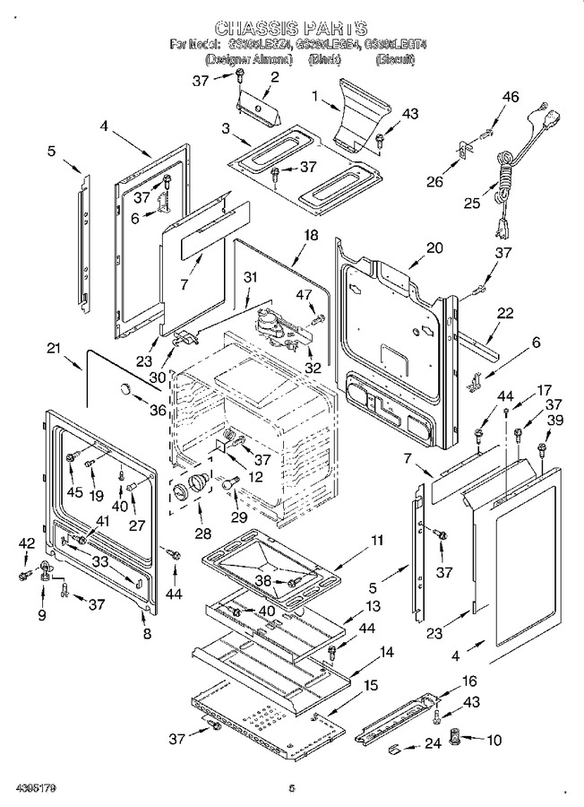 Diagram for GS395LEGT4