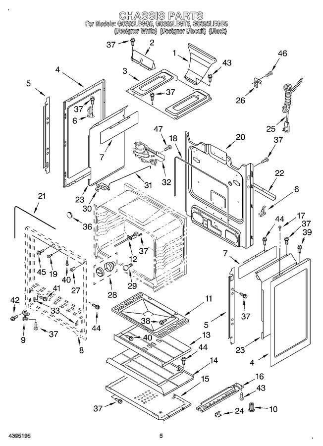 Diagram for GS395LEGQ5