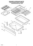 Diagram for 05 - Drawer & Broiler Parts