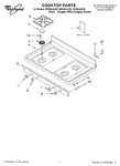 Diagram for 01 - Cooktop Parts